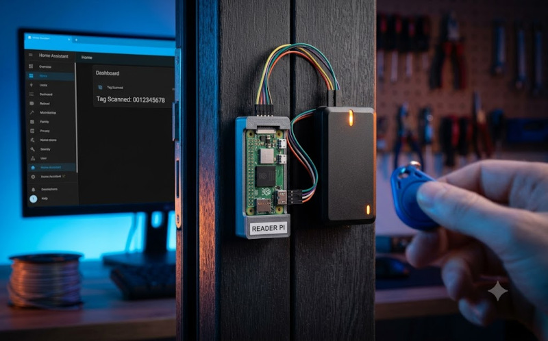Building a Smart Home RFID Entry System with a Raspberry Pi and Home Assistant
