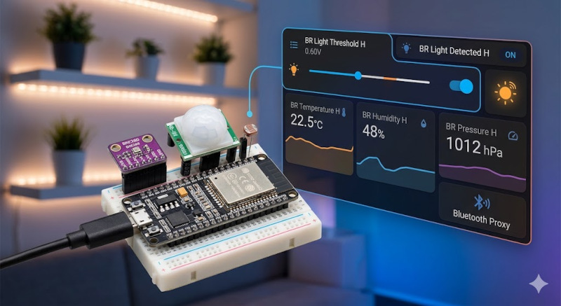 Building the Ultimate Smart Room Node with ESP32 & ESPHome