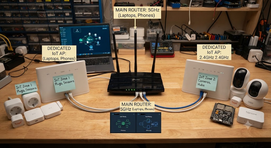 Divide and Conquer: Segmenting Your Smart Home onto a Dedicated IoT Wi-Fi Network