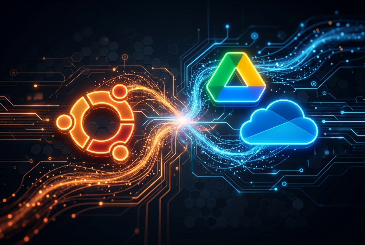 The Hybrid Sync Setup Keeping Google Drive and OneDrive in Perfect Harmony on Ubuntu