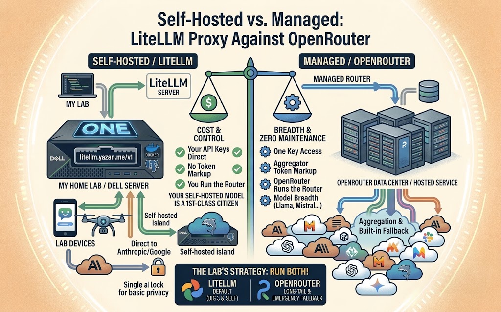 Self-Hosted vs. Managed: LiteLLM Proxy Against OpenRouter