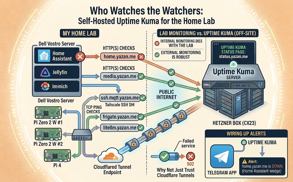 Who Watches the Watchers: Uptime Kuma for the Home Lab