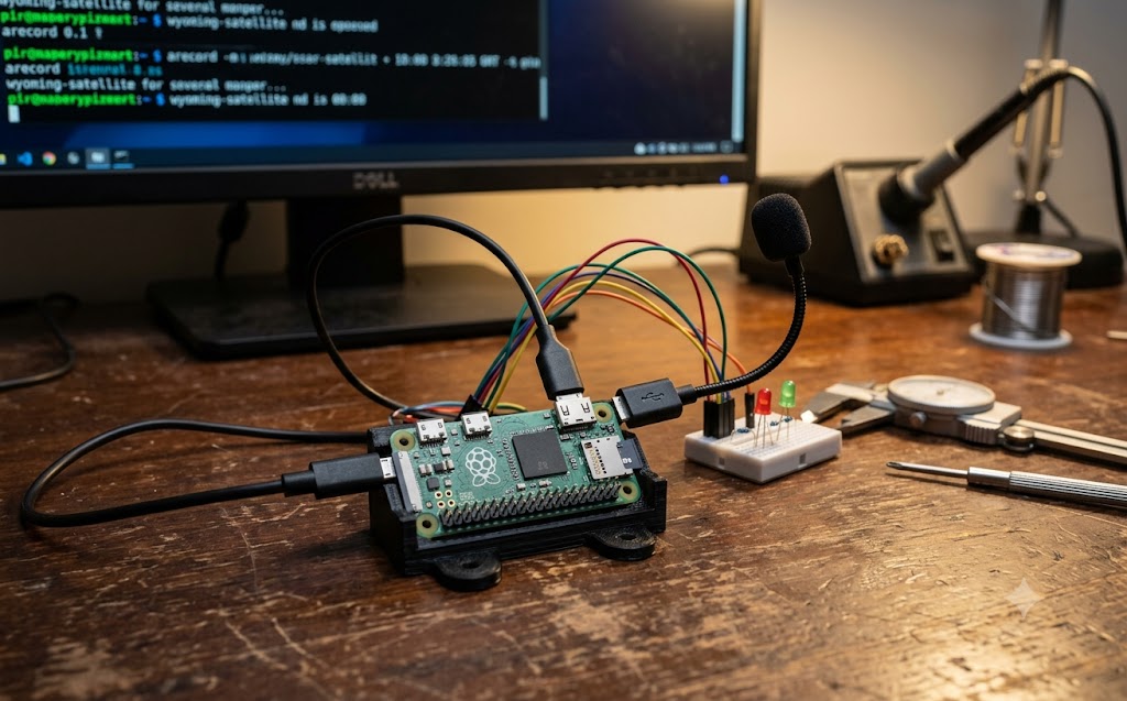 Building a Local, Privacy-First Wireless Voice Assistant with Raspberry Pi Zero & Wyoming Satellite